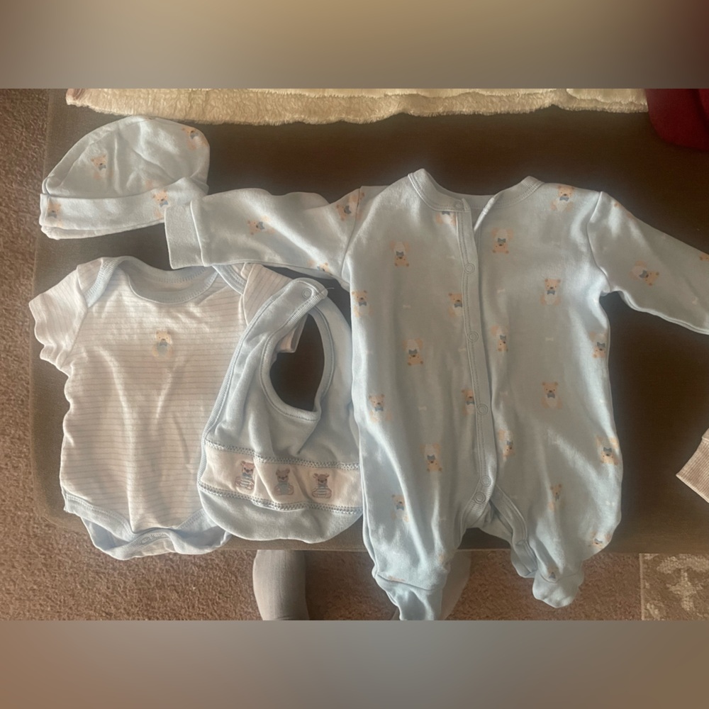 Baby Blue Onesie Set